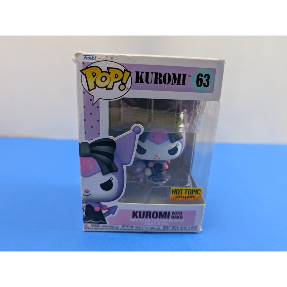 Funko Pop! Vinyl: Sanrio - Kuromi With Baku - Hot Topic (Exclusive) #63